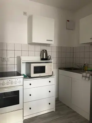 Küche/Küchenzeile in der Unterkunft Enjoy your stay with DKN apartments - Mon-Sun - Late night check-in - Multilanguage - Near Railway station - Witamy serdecznie