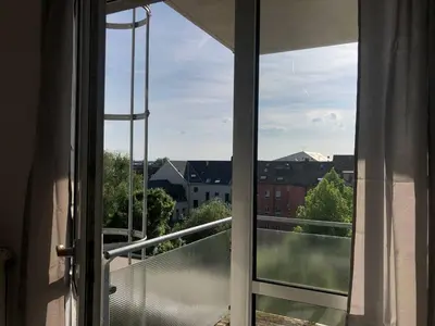 Ein Balkon oder eine Terrasse in der Unterkunft Apartment in Chemnitz für Handwerker