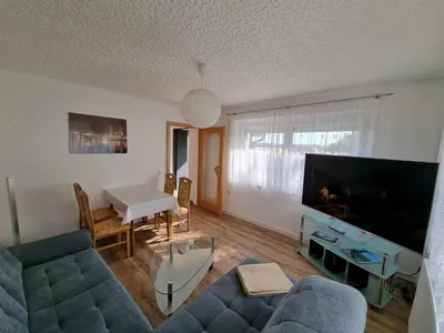 TV/Unterhaltungsangebot in der Unterkunft Ferienwohnung Richter