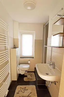 Ein Badezimmer in der Unterkunft Ferienwohnung Richter