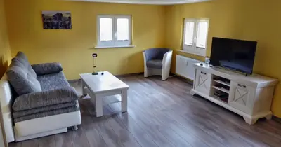 TV/Unterhaltungsangebot in der Unterkunft FeWo Dorn OG Haus Sandsteinliebe