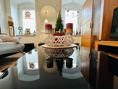 TV/Unterhaltungsangebot in der Unterkunft Gemütliche Wohnung in Grünhainichen Erzgebirge