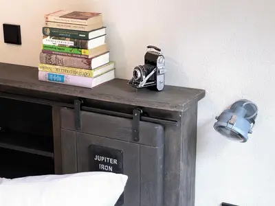 Die Bibliothek in der Ferienwohnung