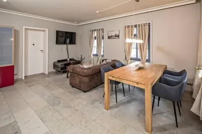 TV/Unterhaltungsangebot in der Unterkunft Cosel Palais Appartement