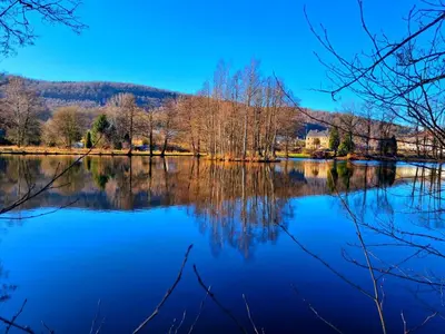 Naturlandschaft in der Nähe des Ferienhauses