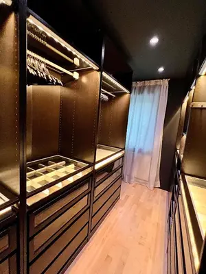 Ein Bett oder Betten in einem Zimmer der Unterkunft Luxus Ferienhaus Erzgebirge in Alleinlage