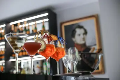 Getränke in der Unterkunft Hotel Waldeslust