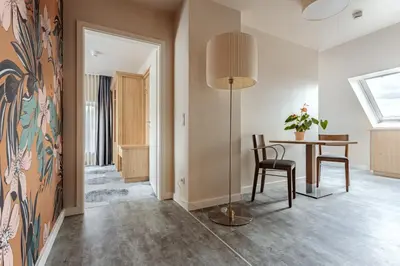Ein Sitzbereich in der Unterkunft Hotel & Restaurant Rödersaal