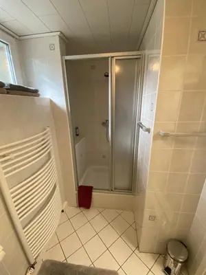 Ein Badezimmer in der Unterkunft Ferienwohnung Pintaske