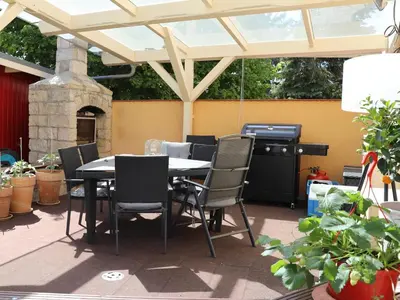 Ein Patio oder anderer Außenbereich in der Unterkunft Ferienwohnungen Prihoda