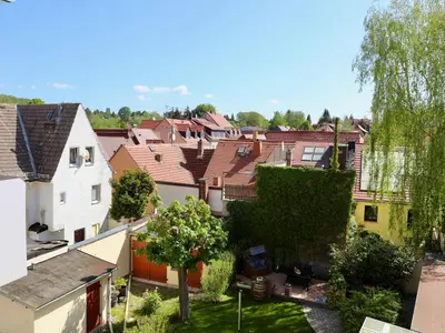 Das Gebäude in dem sich die Ferienwohnung befindet
