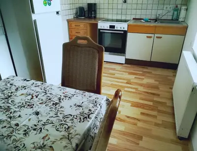 Küche/Küchenzeile in der Unterkunft Ferienwohnung Karsten - nahe Chemnitz