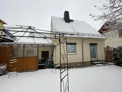 Ferienhaus Auerswalde im Winter
