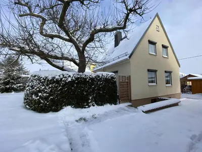 Ferienhaus Auerswalde im Winter