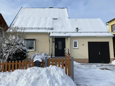 Ferienhaus Auerswalde im Winter