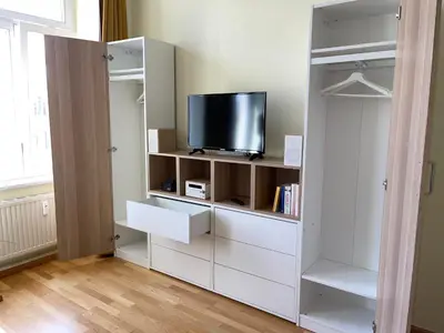 TV/Unterhaltungsangebot in der Unterkunft Moderne Ferienwohnung in der Dresdner Neustadt