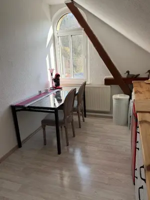 Ein Sitzbereich in der Unterkunft Im Herzen des Elbsandsteingebirges