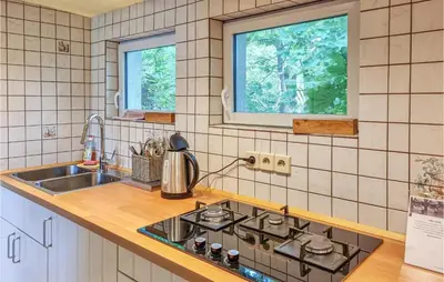 Küche/Küchenzeile in der Unterkunft 1 Bedroom Beautiful Home In Tharandt