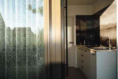 Küche/Küchenzeile in der Unterkunft Appartement Traumblick