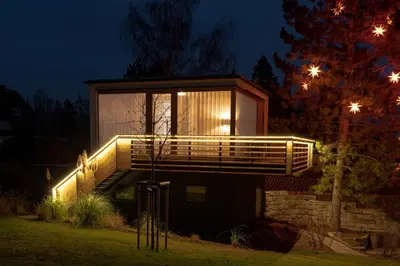 Das Gebäude in dem sich die Ferienwohnung befindet