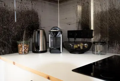 Küche/Küchenzeile in der Unterkunft Appartement Traumblick