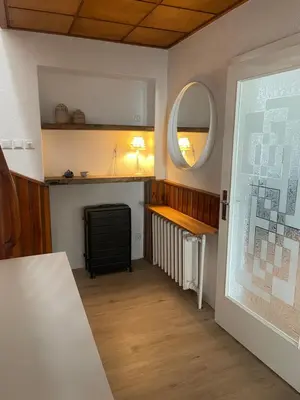 Ein Bett oder Betten in einem Zimmer der Unterkunft Ferienhaus L45