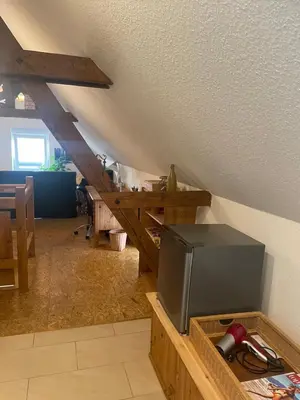 Küche/Küchenzeile in der Unterkunft An der Bürgeheide