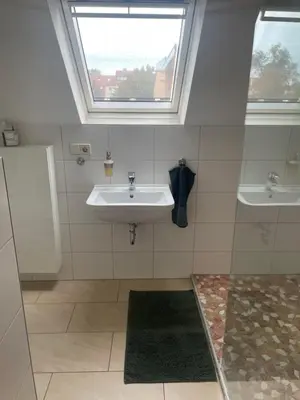 Ein Badezimmer in der Unterkunft An der Bürgeheide