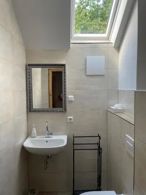 Ein Badezimmer in der Unterkunft Ferienwohnung-Ferienhaus am Picho