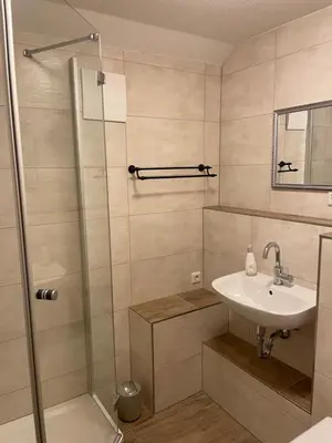 Ein Badezimmer in der Unterkunft Ferienwohnung-Ferienhaus am Picho