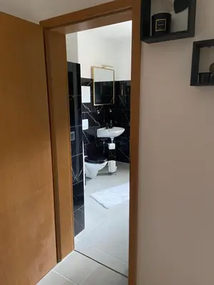 Ein Badezimmer in der Unterkunft City Apartment #2 bei der Porzellan Manufaktur