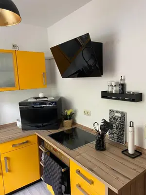 Küche/Küchenzeile in der Unterkunft City Apartment #2 bei der Porzellan Manufaktur