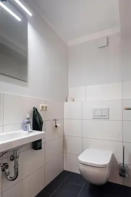 Ein Badezimmer in der Unterkunft Privates ruhiges Haus im Herzen der Neustadt