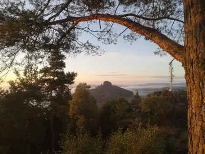 Naturlandschaft in der Nähe des Ferienhauses