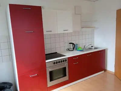 Küche/Küchenzeile in der Unterkunft Apartments K11 für Monteure in Chemnitz