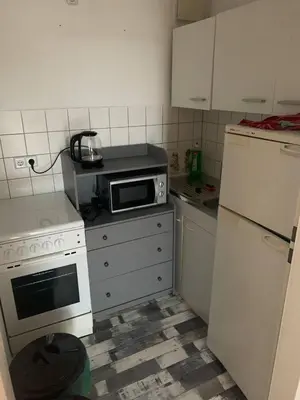 Küche/Küchenzeile in der Unterkunft Apartments K11 für Monteure in Chemnitz