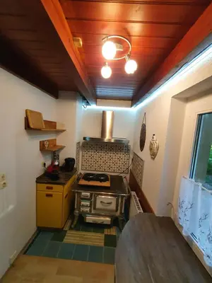 Küche/Küchenzeile in der Unterkunft Jägerhaus