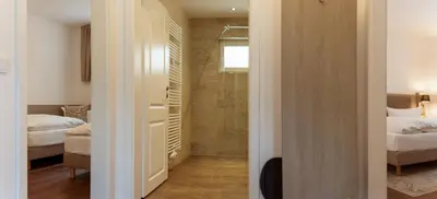 Ein Bett oder Betten in einem Zimmer der Unterkunft Elbresort Kurort Rathen