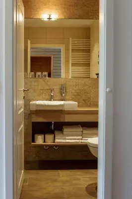 Ein Badezimmer in der Unterkunft Elbresort Kurort Rathen
