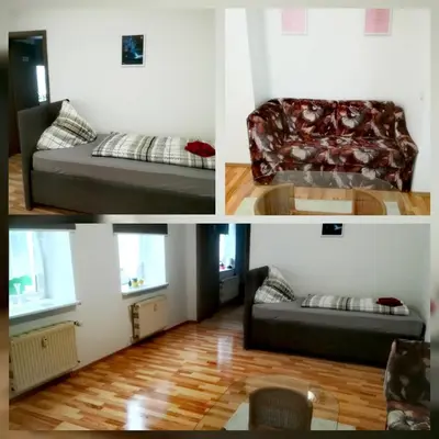 Ein Sitzbereich in der Unterkunft Ferienwohnung Axel - nahe Chemnitz