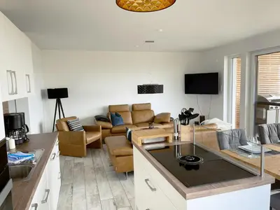 TV/Unterhaltungsangebot in der Unterkunft Exklusives Apartment mit Blick auf den See