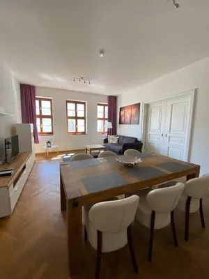 TV/Unterhaltungsangebot in der Unterkunft grosszügiges Apartment mit Blick zur Frauenkirche