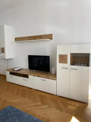 Küche/Küchenzeile in der Unterkunft grosszügiges Apartment mit Blick zur Frauenkirche