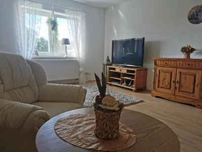 TV/Unterhaltungsangebot in der Unterkunft Ferienwohnung am Zschopautal - mit Saunabereich