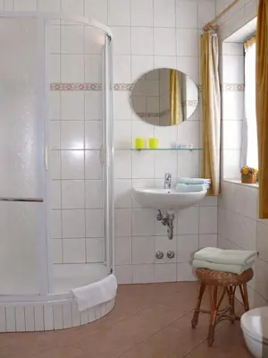 Ein Badezimmer in der Unterkunft Ferienpension Gabriele 61