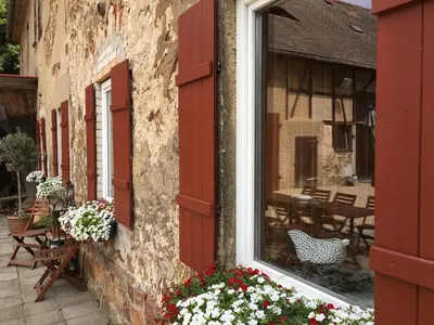 Das Gebäude in dem sich die Ferienwohnung befindet