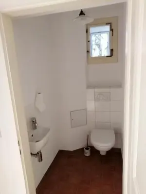 Ein Badezimmer in der Unterkunft Ferienwohnung mit Charme in Dresden Pillnitz EG