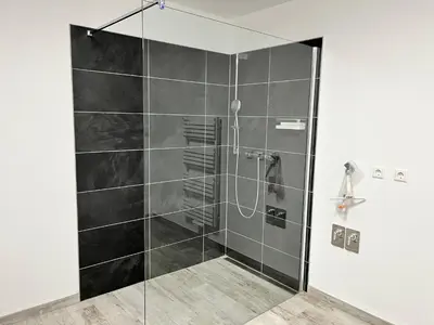 Ein Badezimmer in der Unterkunft Stadtquartier Wittichenau mit Sauna