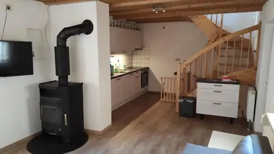 Küche/Küchenzeile in der Unterkunft Ferienhaus Senft