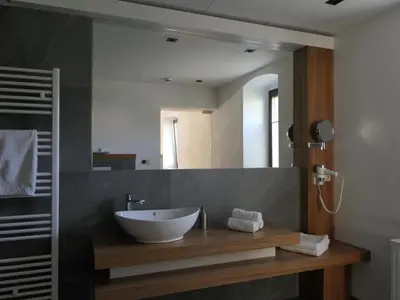 Ein Badezimmer in der Unterkunft Fewo Gartenidylle